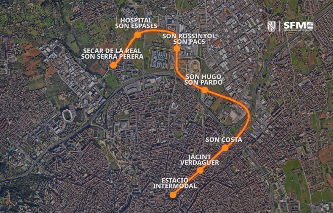Iniciam el període d'exposició pública de la nova línea de metro a Son Espases